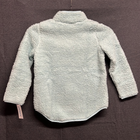 NWT - Carter’s Sherpa Fleece Pullover, Light Blue - Size 10 - Picture 4 of 8